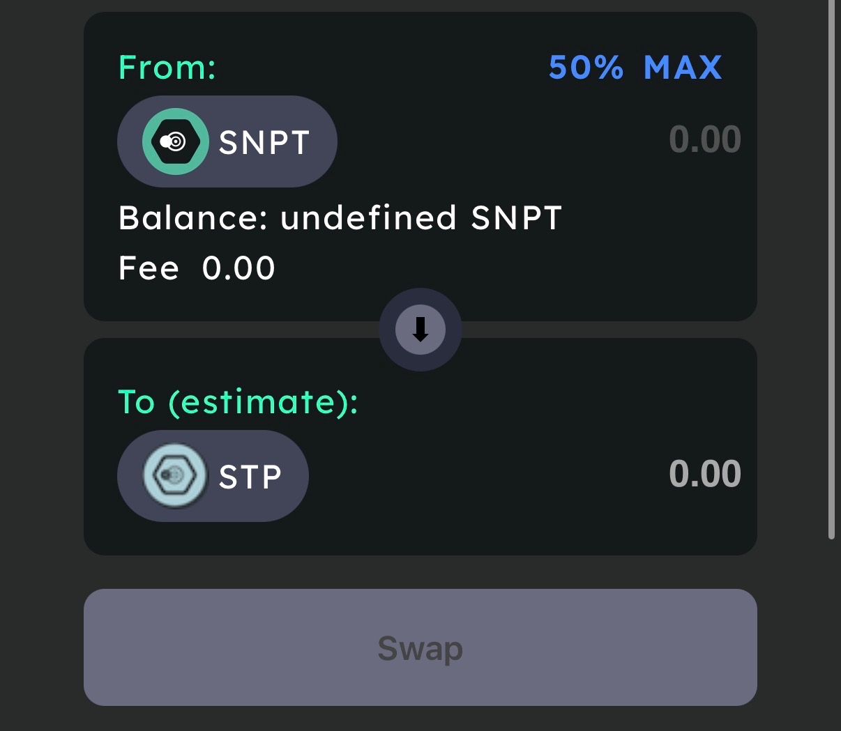 STP⇄SNPTスワップ